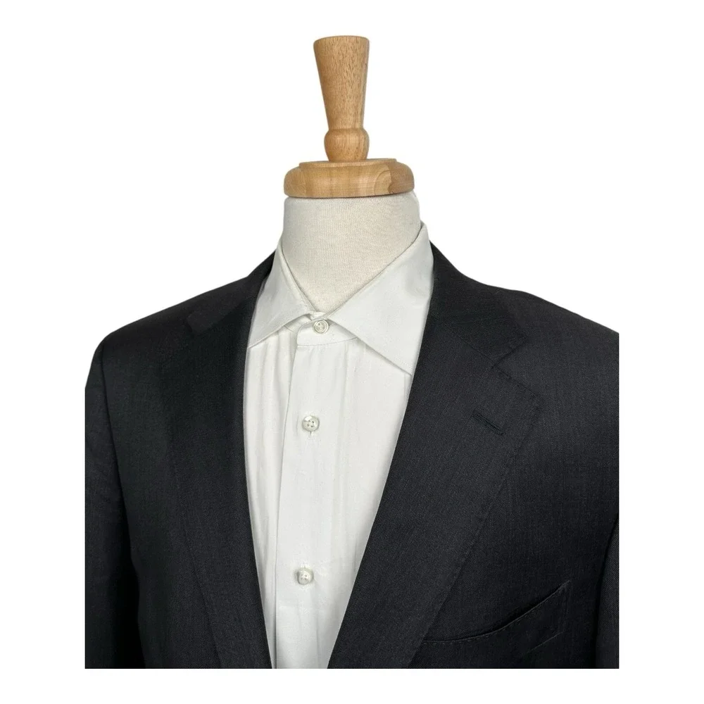 Suitsupply Gray Napoli Zignone Super 110s Wool Sportcoat 48R P5225MI